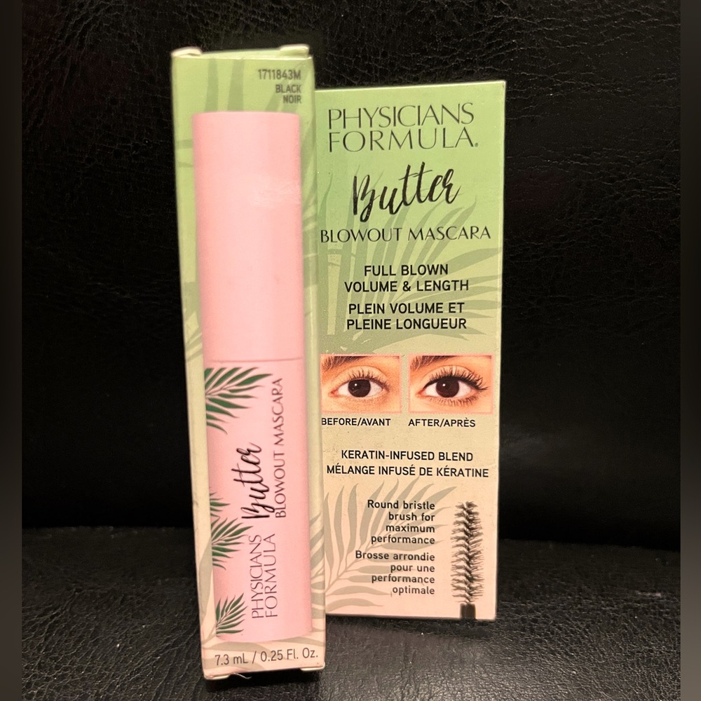 Physicians Formula Butter Blowout Mascara Black/Noir #1711843M New 0.25oz